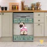 Pug Dog Kitchen Dishwasher Cover