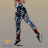 Racing Girl Criss-Cross Open Back Camisole Tank Top Legging MRGCL3