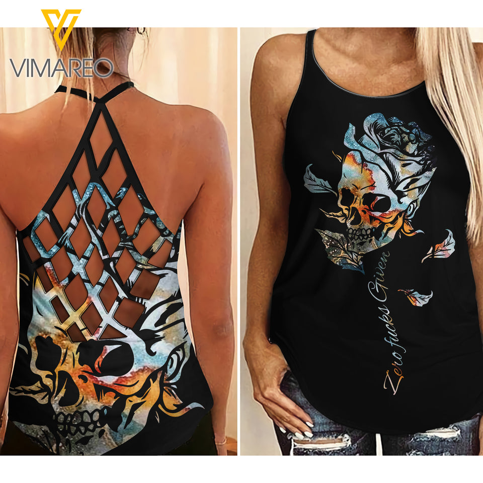 Zero Given Criss-Cross Open Back Camisole Tank Top ZFGWA2