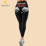 Taken by a crazy machinist Criss-Cross Open Back Camisole Tank Top Legging