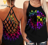 Drink Girl Criss-Cross Open Back Camisole Tank Top UYSGE3